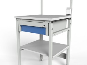 Mały stół roboczy SMRDK6C-0606-12318 - szuflada i blat