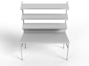 Stół roboczy z trzema półkami uchylnymi SMP