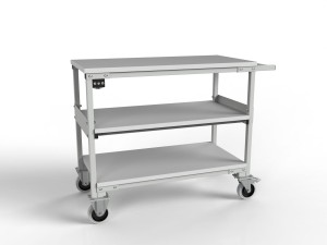 Wózek półkowy WE-01-03-ESD z zespołem uziemiającym