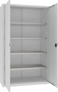 Ciężka szafa warsztatowa z półko-wanienkami MSW 212/5-20