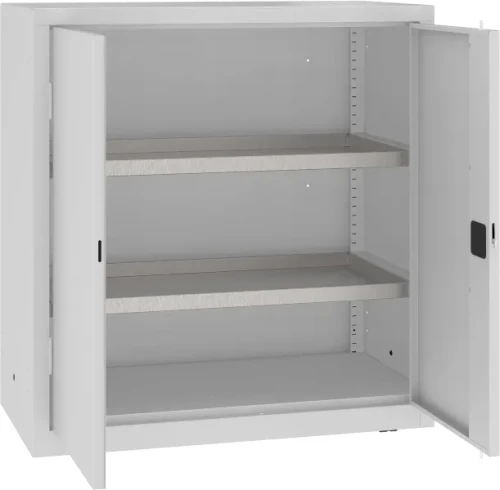 Ciężka szafa warsztatowa z półko-wanienkami MSW 110/5-19