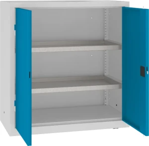 Ciężka szafa warsztatowa z półko-wanienkami MSW 110/5-19