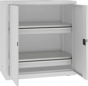 Ciężka szafa warsztatowa z półkami i szufladami Malow MSW 110/5-27