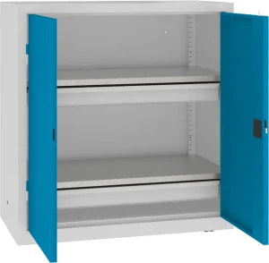 Ciężka szafa warsztatowa z półkami i szufladami Malow MSW 110/5-27