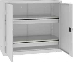 Ciężka szafa warsztatowa z półkami i szufladami Malow MSW 112/5-27