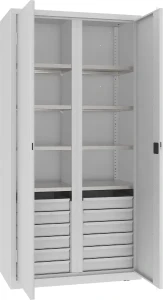 Szafa warsztatowa dzielona Malow MSW 210/5-30 z 12 szufladami 1990 x 1000 x 500 mm