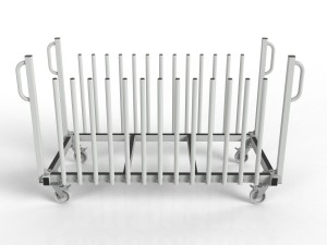 Wózek lakierniczy WE-12963 ze zdejmowanymi ramionami