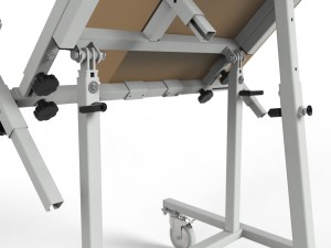 Mały stelaż z pochyłem do 80° do prefabrykacji szaf sterowniczych