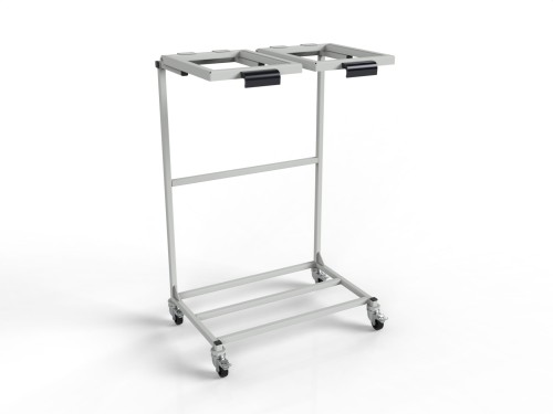 Mobilny stojak WO-14254 na dwa worki na odpady 120L