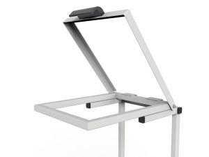 Wózek WO-15546 na worek na odpady 120L z uchyloną klapą