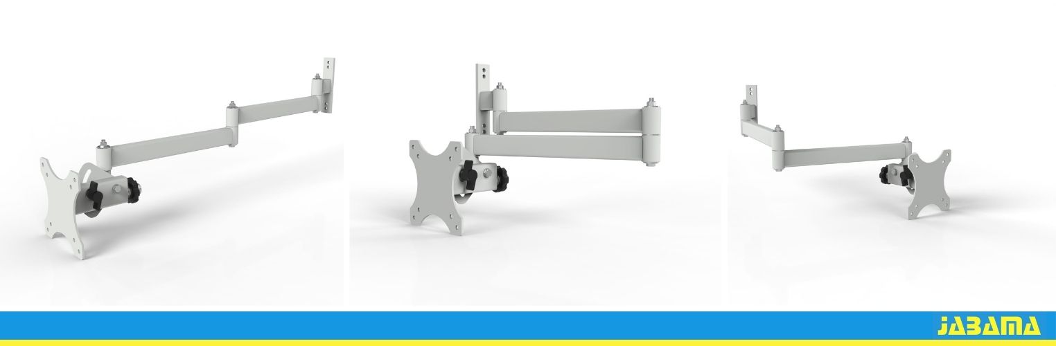Jak wybrać ramię do monitora do stołu roboczego? RM1 i RM2 od JABAMA
